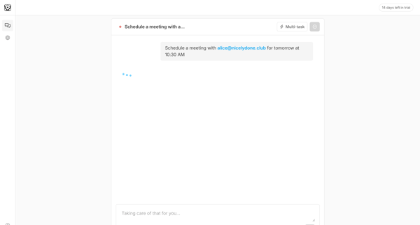 Schedule a meeting with a... | Quin screen