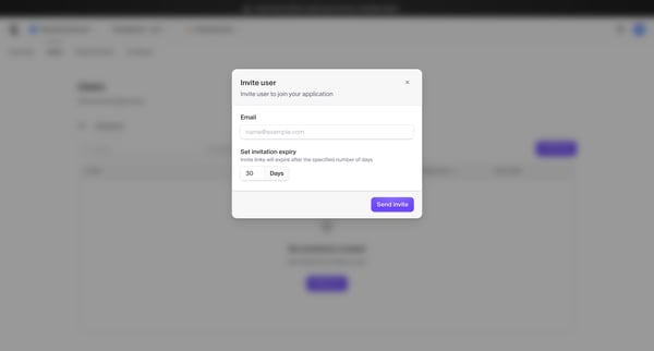 Dashboard | Clerk.com screen