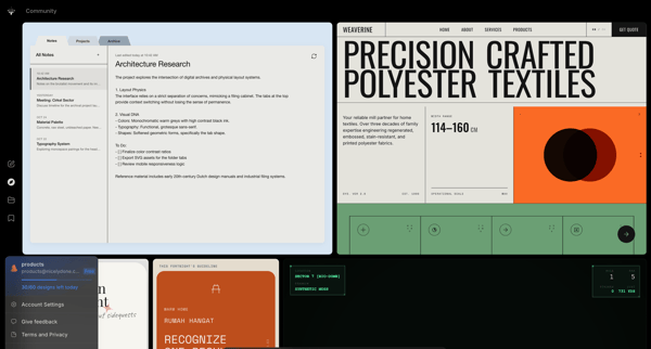 Variant – Endless designs for your ideas, just scroll screen