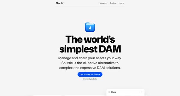 Shuttle – Your files. Your rules. screen