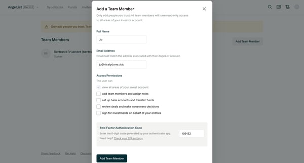 Team Members | AngelList Invest from Angellist