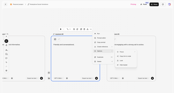 Nicelydone Social Variations - Spaces | Magnific AI screen