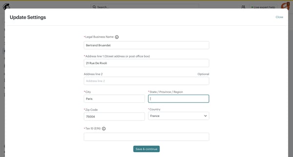 SMS | Mailchimp screen