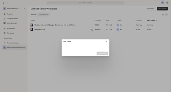 Drive View | Descript from Descript