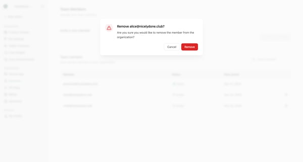 Team Members - Mintlify screen