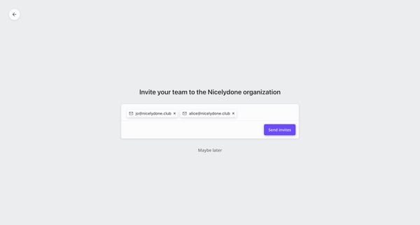 Threads screen