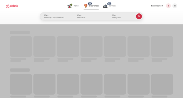 Airbnb Experiences - Find Things to Do Hosted by Locals screen