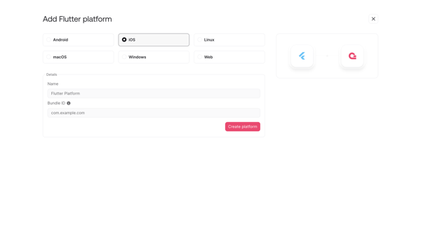 Console - Appwrite screen