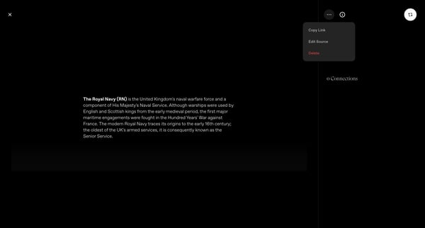 Your Library | Cosmos screen