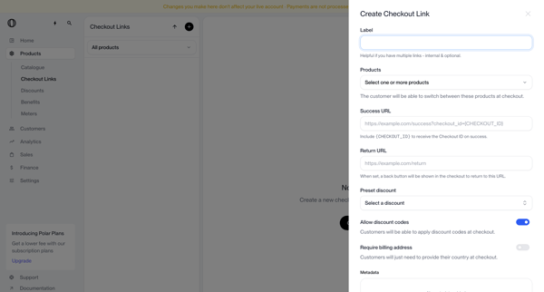 Checkout Links | Nicelydone | Polar screen