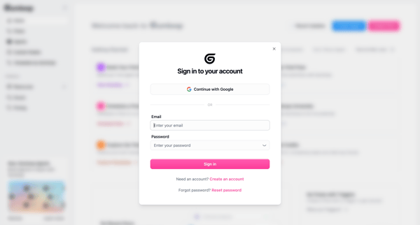 Gumloop | Hub screen