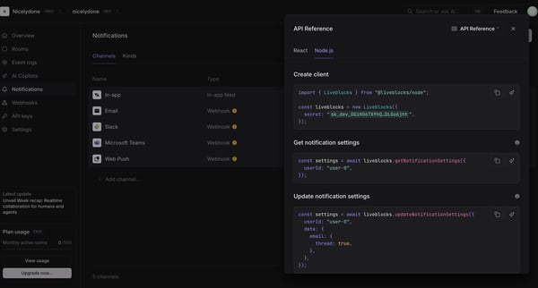 nicelydone (Development) | Notifications screen