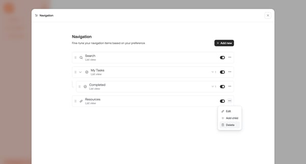 Settings · Qatalog screen