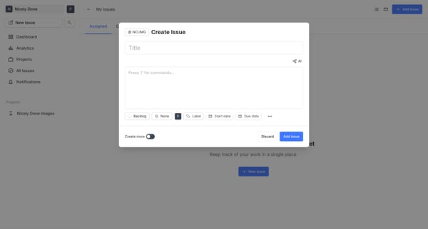Plane | Simple, extensible, open-source project management tool. screen