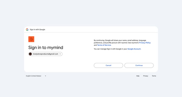 Sign in - Google Accounts screen