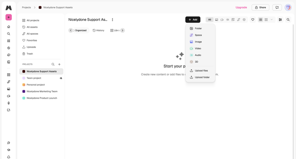 Creations | Magnific AI screen