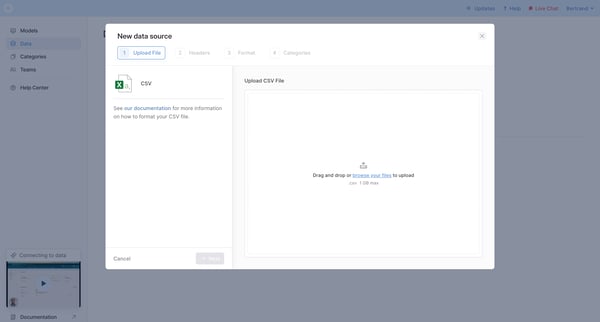 Data Sources - Causal screen