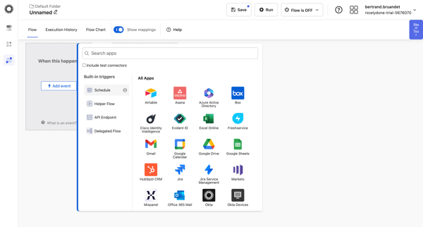 Okta screen