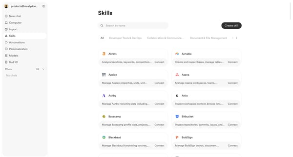Bud | Your AI Worker screen