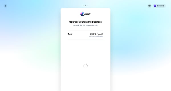 Craft Team Portal from Craft