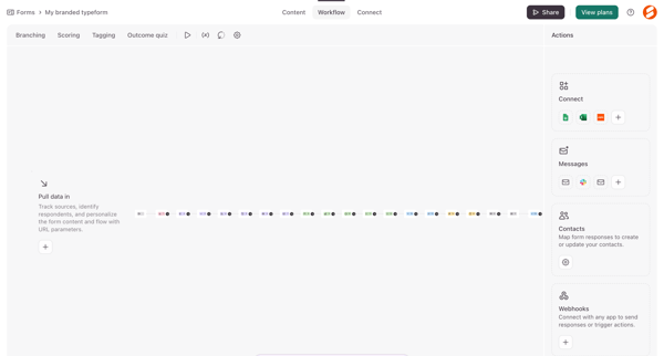 Typeform - Create screen