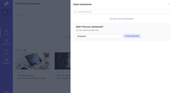 BinarBase for seamless analysis screen