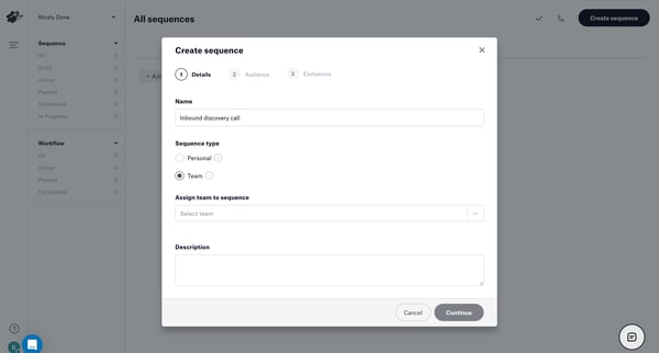 Automations screen