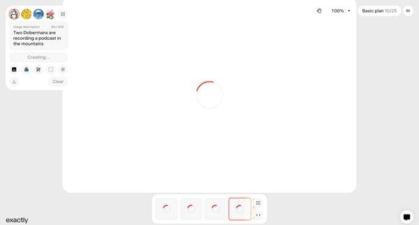 Exactly.ai screen
