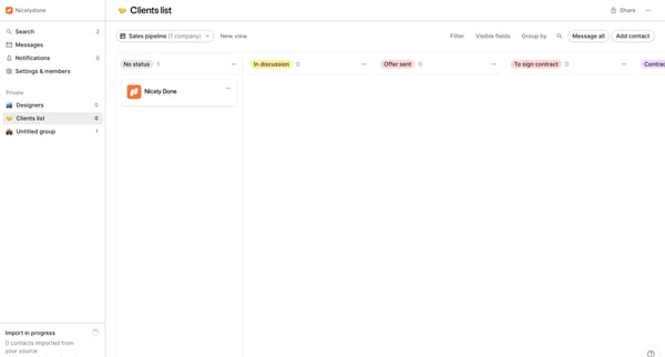 folk - app screen