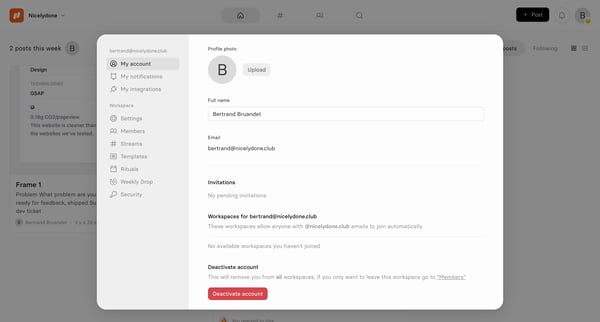 Current — Feed screen