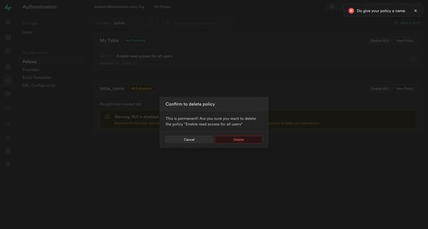 Auth | Supabase from Supabase