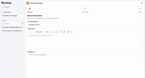 Gumloop | Agent screen