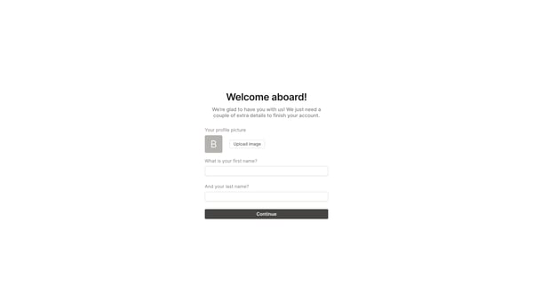 Onboarding - QuestionScout screen