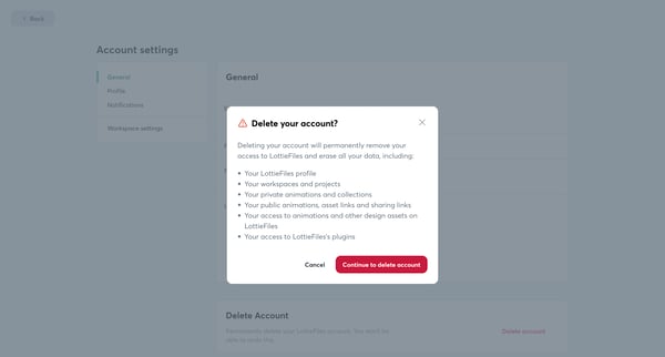 LottieFiles - Settings from Lottie