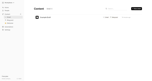 Audienceful screen