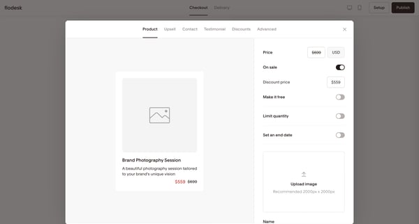Simple checkout | Flodesk from Flodesk