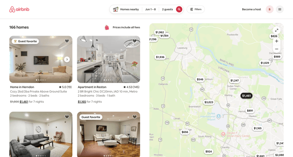 Airbnb | Vacation rentals, cabins, beach houses, & more screen