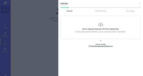 BinarBase for seamless analysis screen