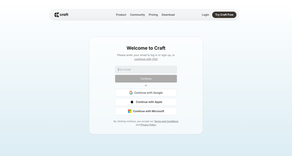Craft — A fresh take on documents screen