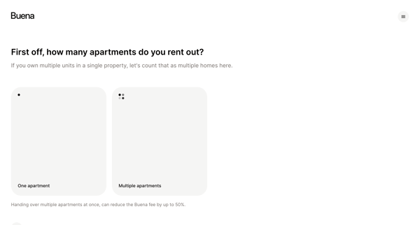 First off, how many apartments do you rent out screen