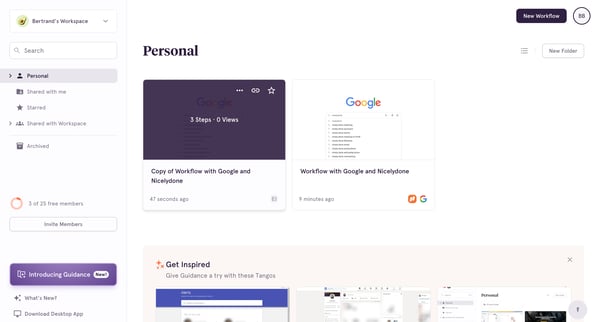Personal screen