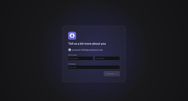 Team Onboarding | WorkOS screen