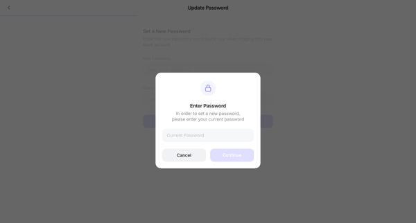 Aave Account screen