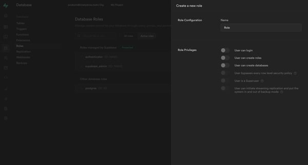 My Project | Supabase from Supabase