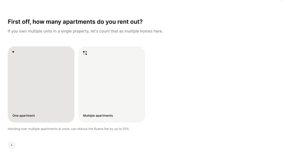 First off, how many apartments do you rent out screen