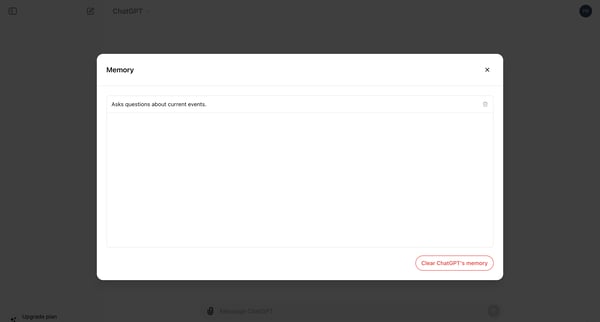 ChatGPT screen