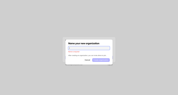 Dashboard — Tabular screen