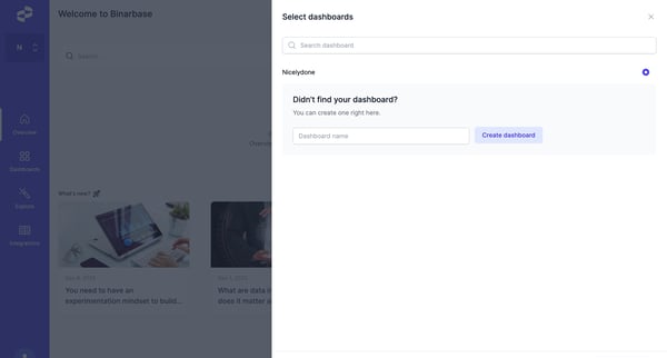 BinarBase for seamless analysis screen