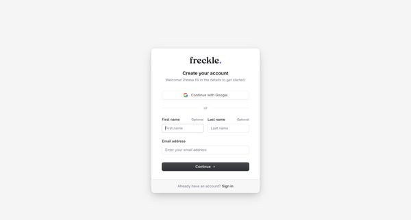 Freckle screen