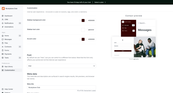 Assembly Dashboard – Nicelydone Club screen